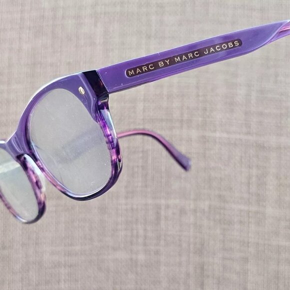 marc by Marc Jacobs Eyeglasses Frame Purple Tone MMJ482 52[]16 135 Glasses - Picture 2 of 12